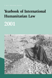 Yearbook of International Humanitarian Law - Volume 4, 2001